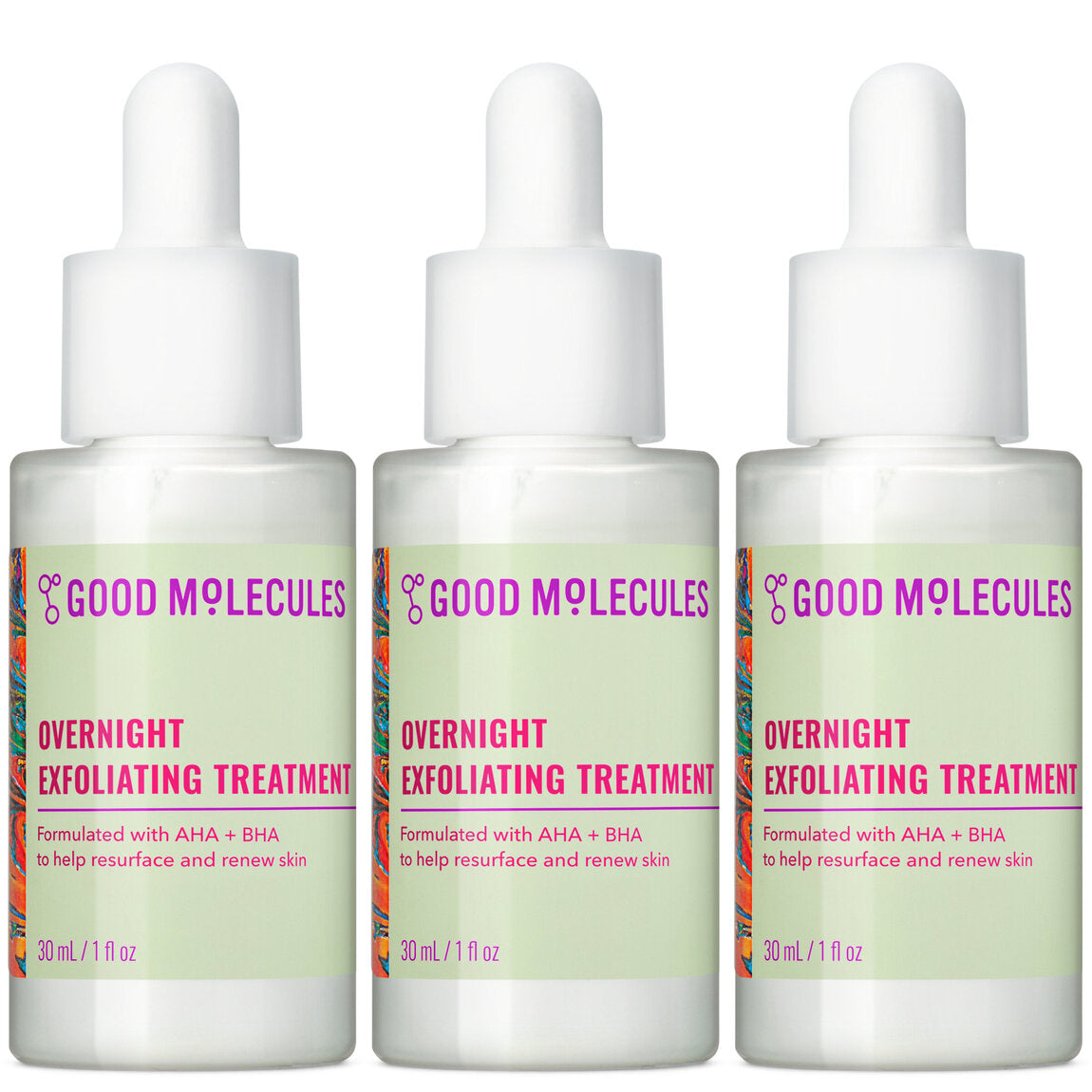 Overnight Exfoliating Treatment - 30ml (3-Pack)