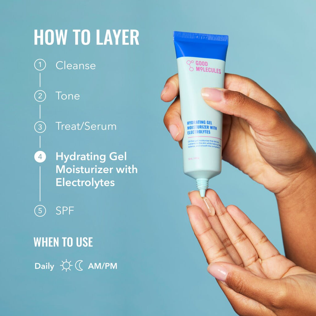 Good Molecules Hydrating Gel Moisturizer with Electrolytes 50ml alternative view 5.