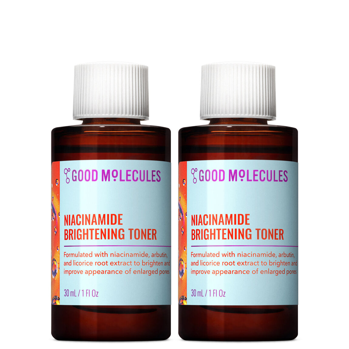Niacinamide Brightening Toner - 30ml (2-Pack)